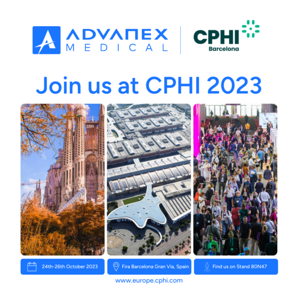 Join Advanex Medical at CPHI 2023